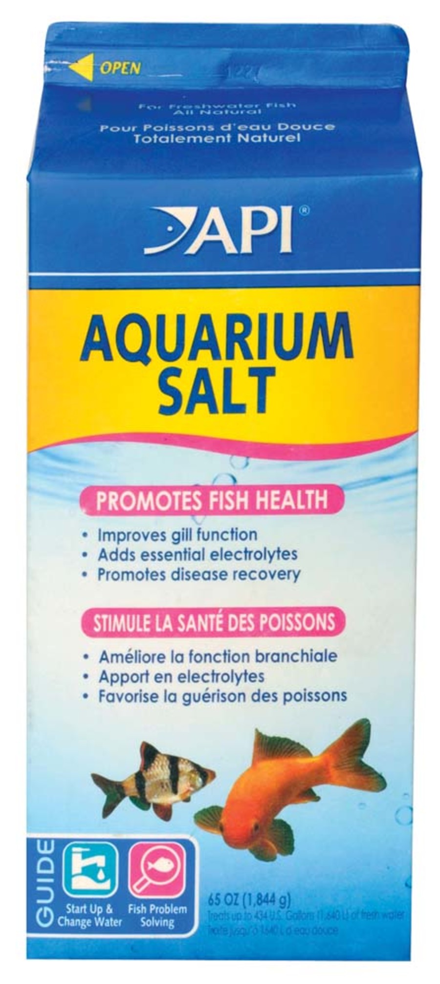 Aquarium Salt - For Freshwater Fish - API - 67 oz - #32352