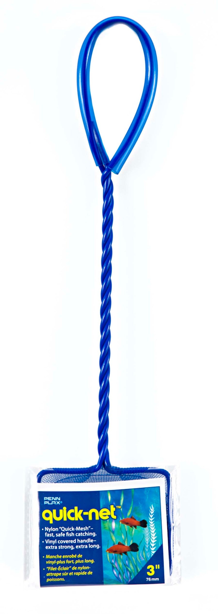 Penn-Plax Quick-Net – Standard Handle – Green – 3" x 2.25"