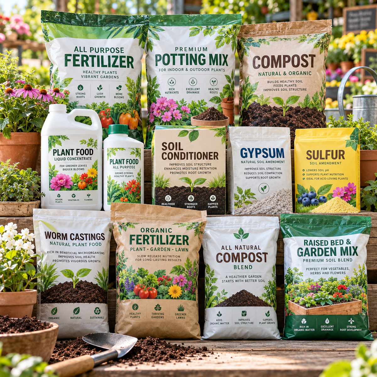 Fertilizers and Soil Additives