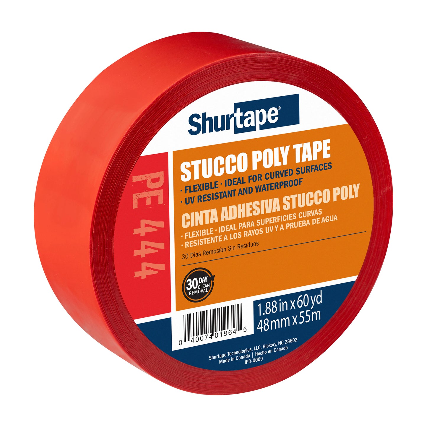 Shurtape Red Poly Stucco Tape - 1.88" x 60 Yards - #28090