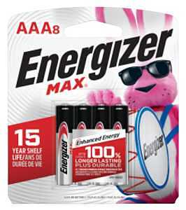 Batteries Alkaline AAA - 8 Pack - #25604