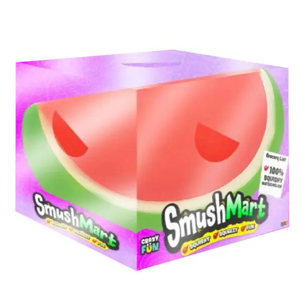Smushmart Giant Watermelon Slice Squishy Squeeze Toy - 6"
