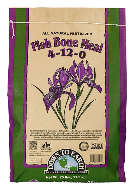 Fish Bone Meal - 4-12-0 - DTE - 25 Lbs - #33312