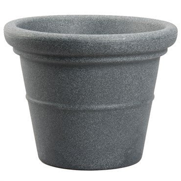 Planter Terrazzo Black Granite - 24'' - #4523