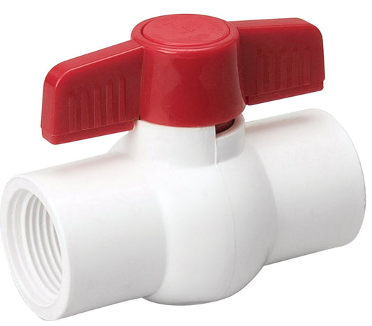 1" PVC Thread Ball Valve - SCH40 - ProLine - #14645