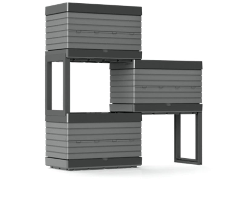 Southern Patio 3 Tier Planter Box - Gray - #32833