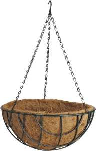 Hanging Basket w/ Liner - 14" - #30215