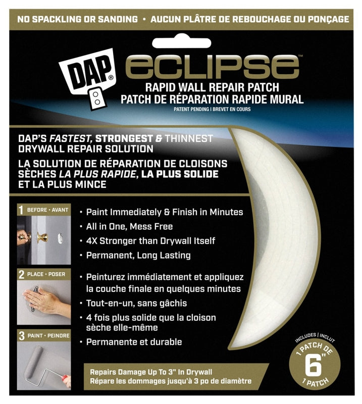 Eclipse Rapid Wall Repair Patch - DAP - 6" - #33371