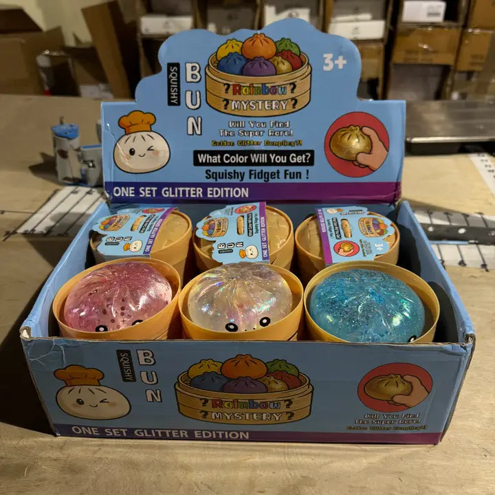 Sugar Squeeze Confetti Dumpling Squishy Squeeze Toy - #33236