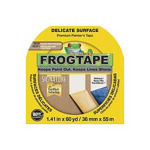 Delicate Surface Yellow Frog Tape - 1.41" x 60 Yards - #20049