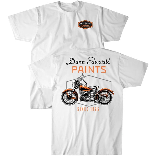 Short Sleeve White Bike Dunn Edwards Shirt - Large - #28593