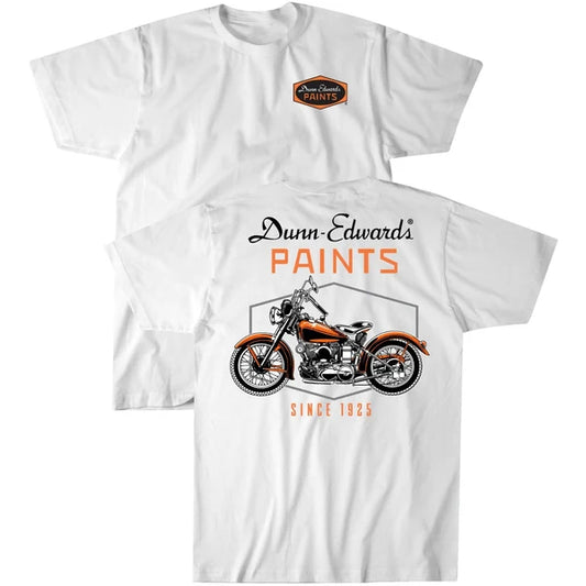 Short Sleeve White Bike Dunn Edwards Shirt - Large - #28593