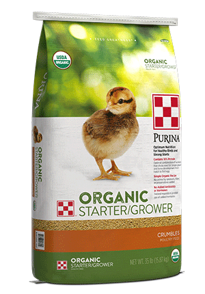 Chick Feed Organic Starter Grower Crumbles - 35 Lbs - #24199
