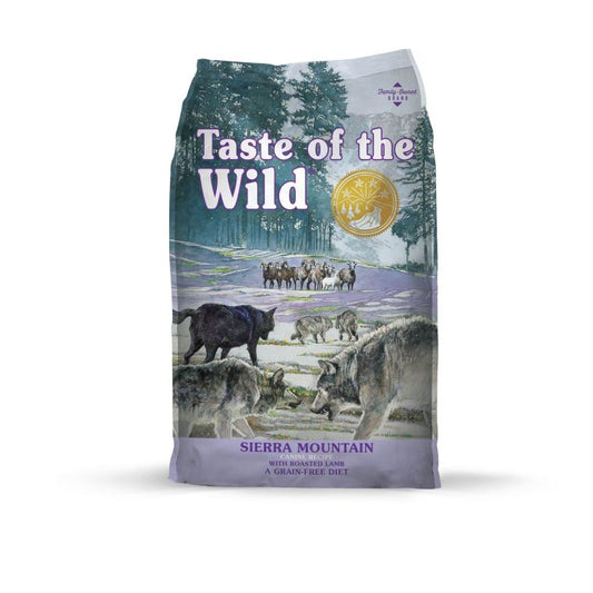 Sierra Mountain Dog Food - Roasted Lamb - Purple - 14 Lbs - #12848