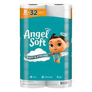 Angel Soft Toilet Paper 8 Rolls - Mega Rolls - #30480