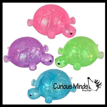 Glitter Sugar Turtle Squishy Toy - #33130