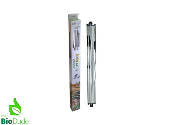 The Bio Dude Solar Lamp Fixture – 24" | T5 UVB-Ready with Nano Reflector (24W) - #31785