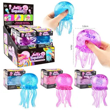 Glitter Jellyfish Squish Toy - #33017
