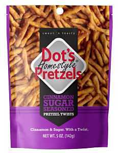 Cinnamon Sugar Pretzels - Dot's Homestyle - 5 oz - #33300