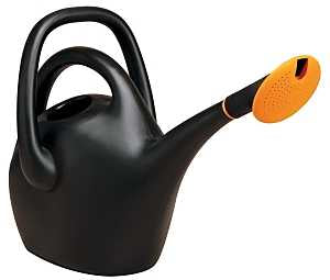 Watering Can Plastic - Black - 2.6 Gallons - #32171