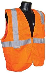 Vest Safety Orange/Silver - XL - #32467