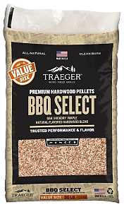 Grill Pellets BBQ Select Value Bag - 30 Lbs - PEL359 - #29294