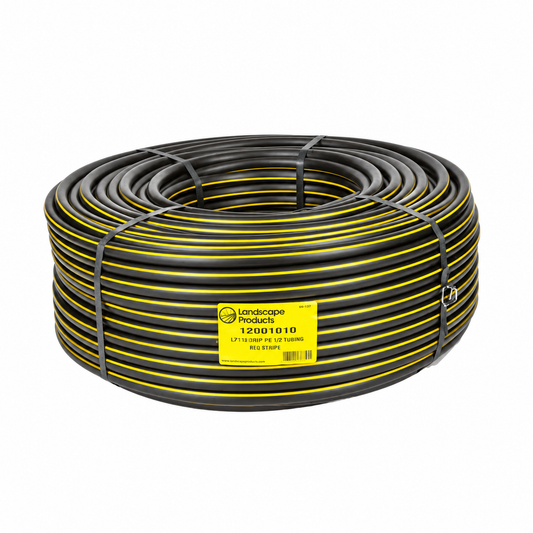 Tubing Yellow Stripe - 1/2" x 500' - #9119