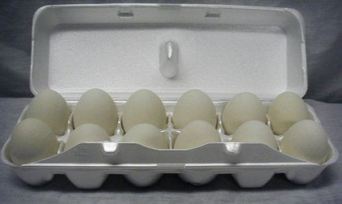 Eggs Ceramic Nest White - Each