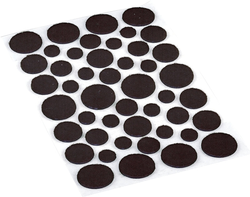 Brown Felt Pads - Shepherd - 46 pcs - #32692