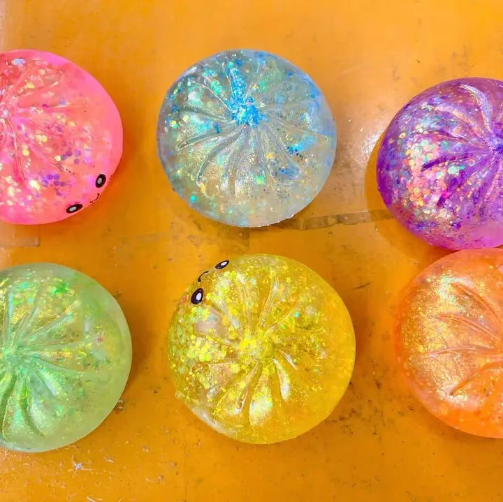 Rainbow Mystery Maltose Dumpling Squishy Squeeze Toy