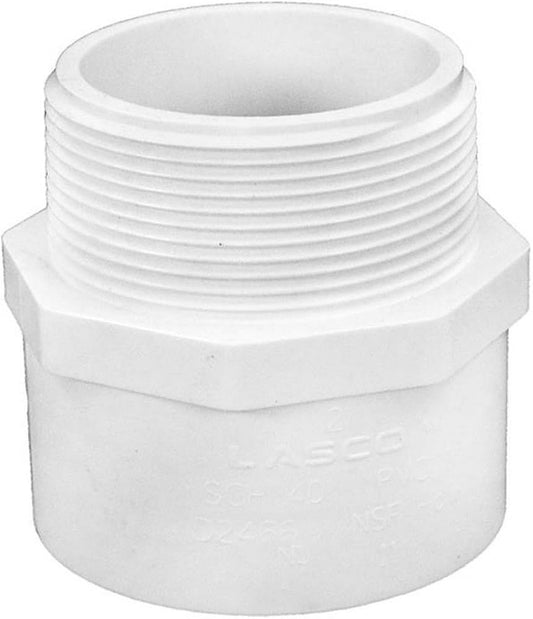 2" Male Adapter - TS SCH40 - 436-020 - #9531