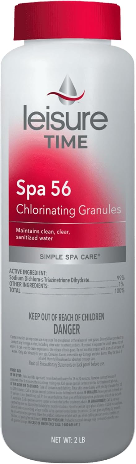 Chlorinating Granules Spa 56 - Leisure Time - 2 Lbs - #9428