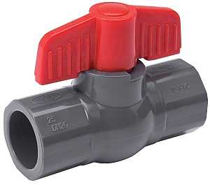 Ball Valve - 1/2" - SS SCH80 Grey 107-603 - #32092
