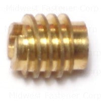 Wood Inserts Tapped 4-40 - Solid Brass - #23325