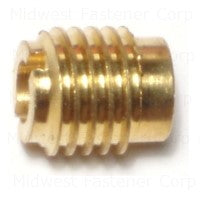 Wood Inserts Tapped 10-32 - Solid Brass - #23328