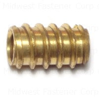 Wood Inserts Tapped 3/8" - 16-Solid Brass - #23331