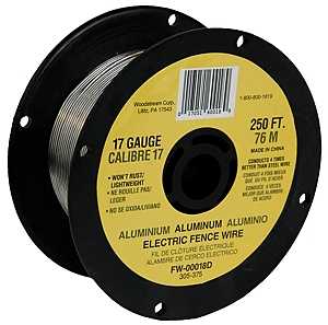 Fence Wire Aluminum - 17 Gauge - 250 Ft - #14833