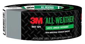 3M Heavy Duty All Weather Duct Tape - 1.88" x 45 Yards - #10820