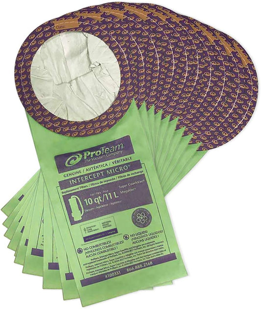Filter Micro Paper Bag CASE PRICE - 10 Quart - 10 in a bag - #5499
