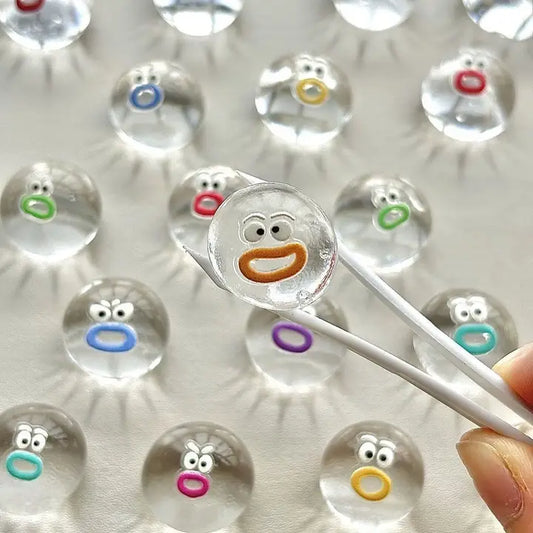 Transparent Emoji Squishy Squeeze Toy - #33320