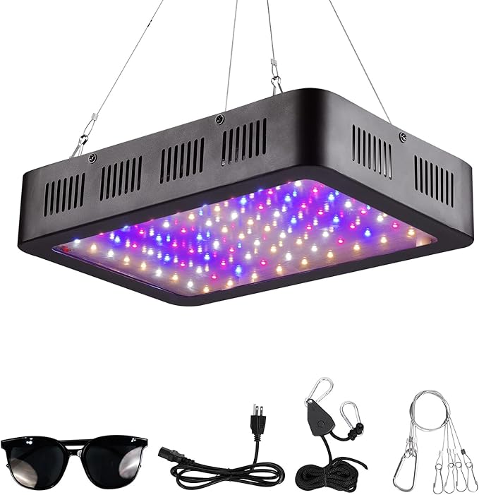 Grow Light Full Spectrum Hanging Light- 1000W - Black - #31643