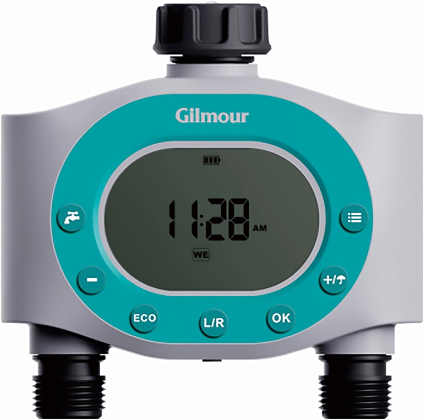 Gilmour Digital Dual Spigot 2 Zone Hose End Timer - #24240