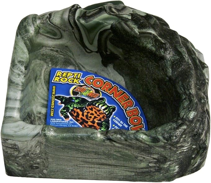 ReptiRock Corner Bowl - Small - Multi-Color - #30163