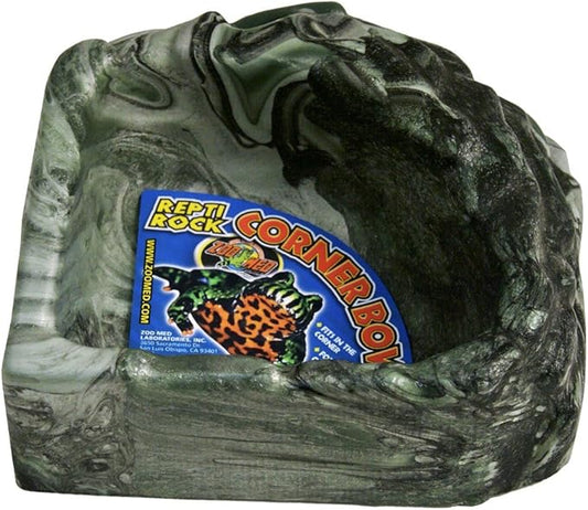 ReptiRock Corner Bowl - Small - Multi-Color - #30163