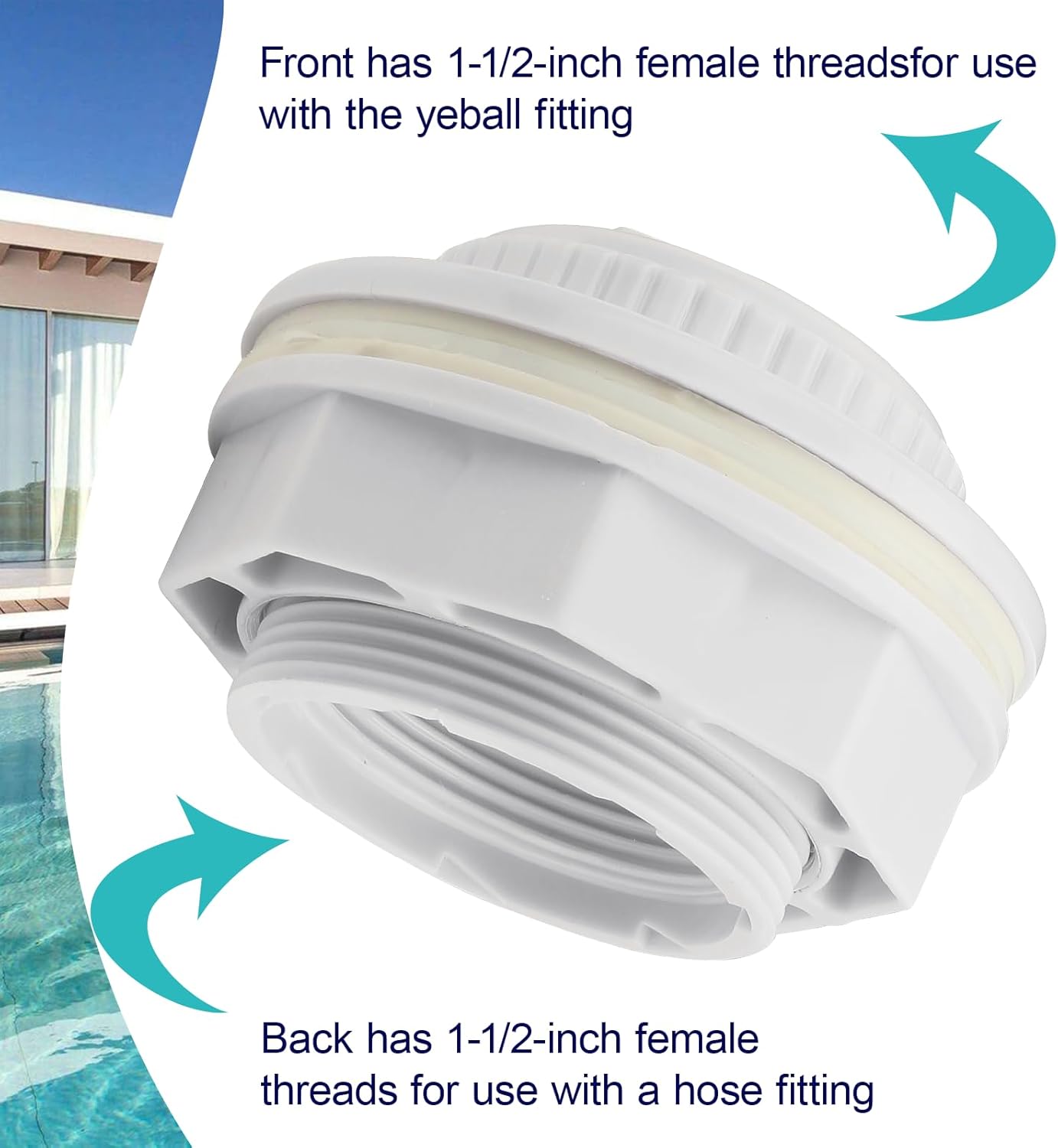 Pool Inlet Return Fitting - 1-1/2" FIP - #32295