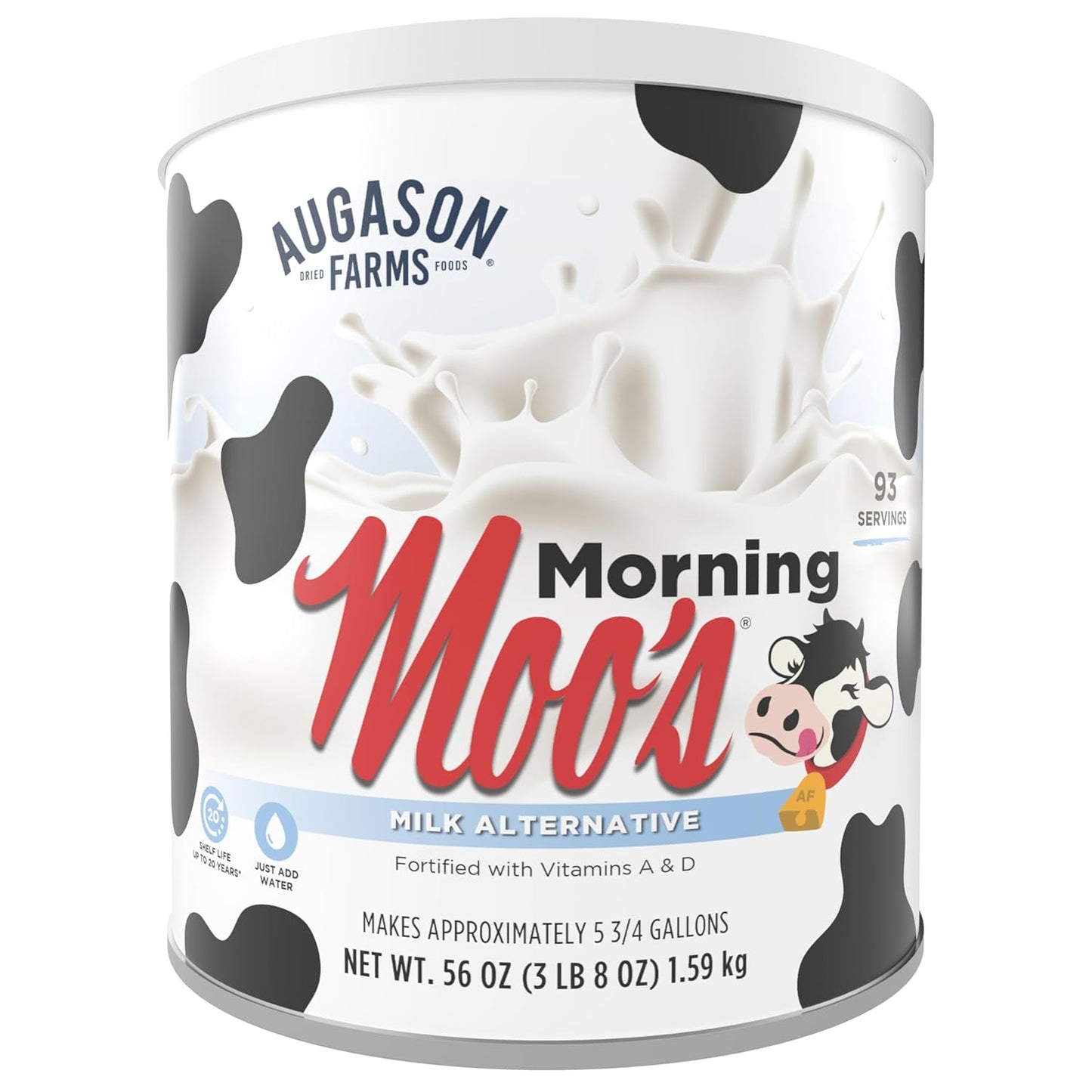 Moo's Low Fat Dairy Milk - 56 Oz Can - Augason Farms - #19641