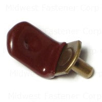 Shelf Support 5mm Hole - Bronze with Brown Cover - 5mm - #23620