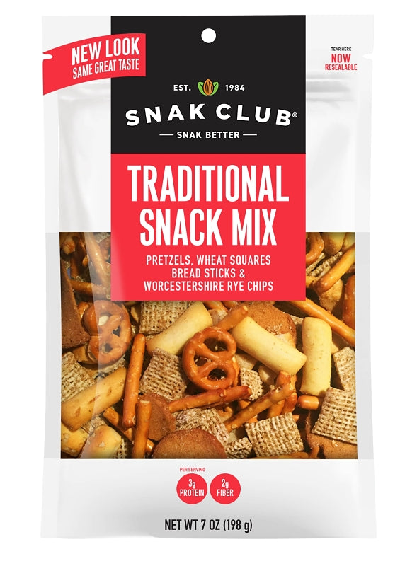 Traditional Chex Mix - Snak Club - 7 oz - #32957