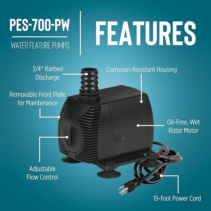 Pump Little Giant Pond - 725 GPH - #16692