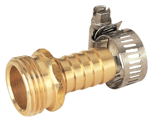 Male Brass Hose Coupling - 5/8" to 3/4" - #30807